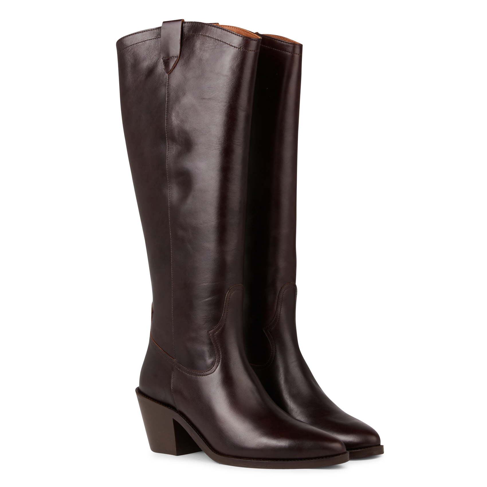 DOLORES - Bottes en cuir | Marron