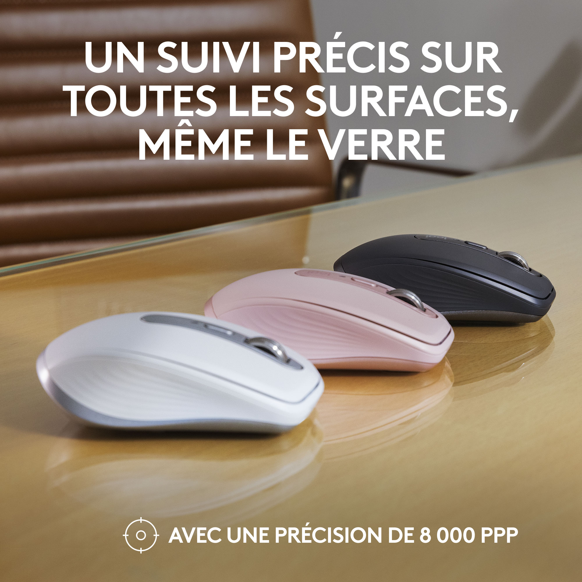 Logitech MX Anywhere 3S (Gris Pâle)