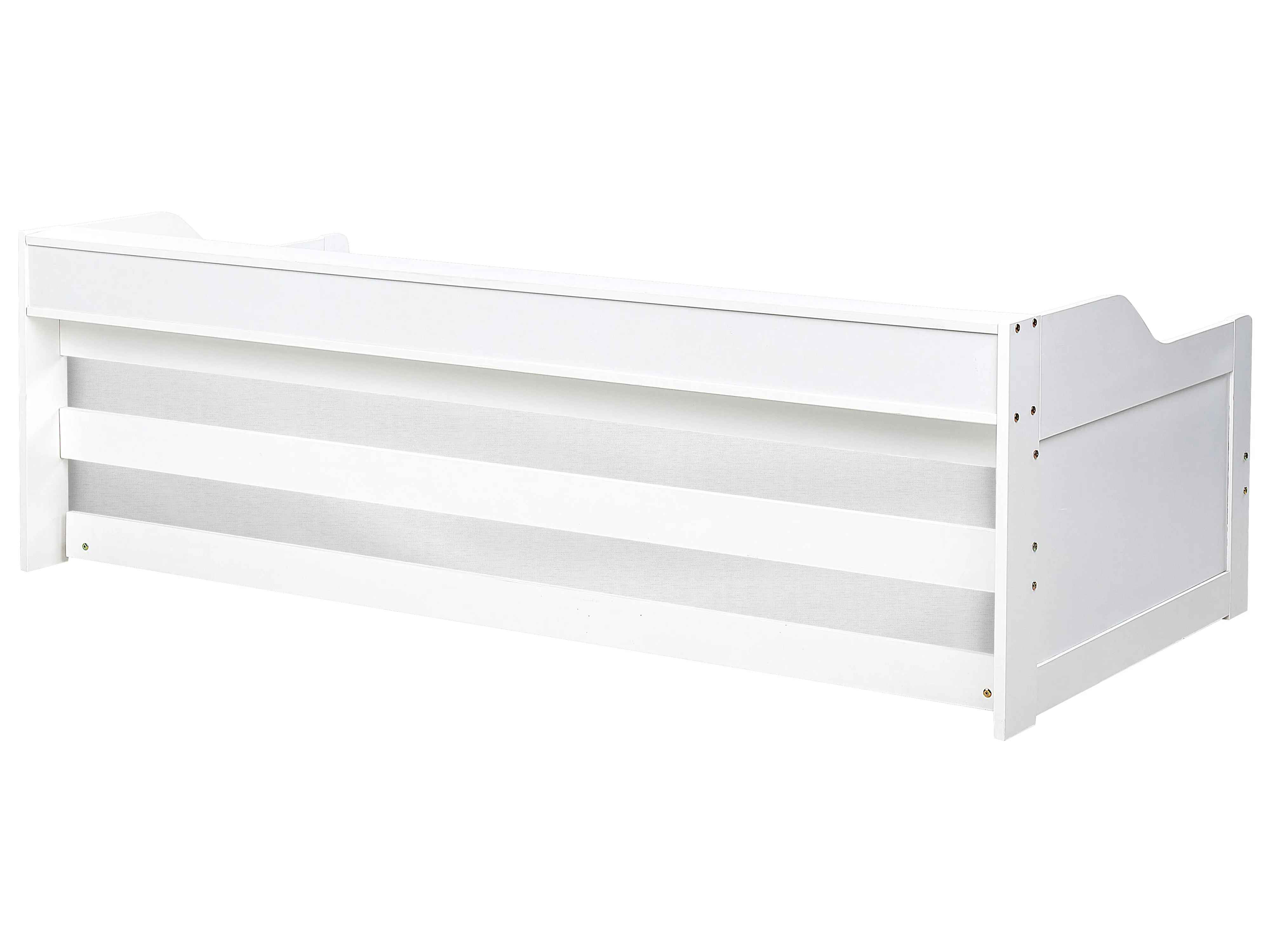 Onderschuifbed Dennenhout EDERN 90 x 200 cm Wit