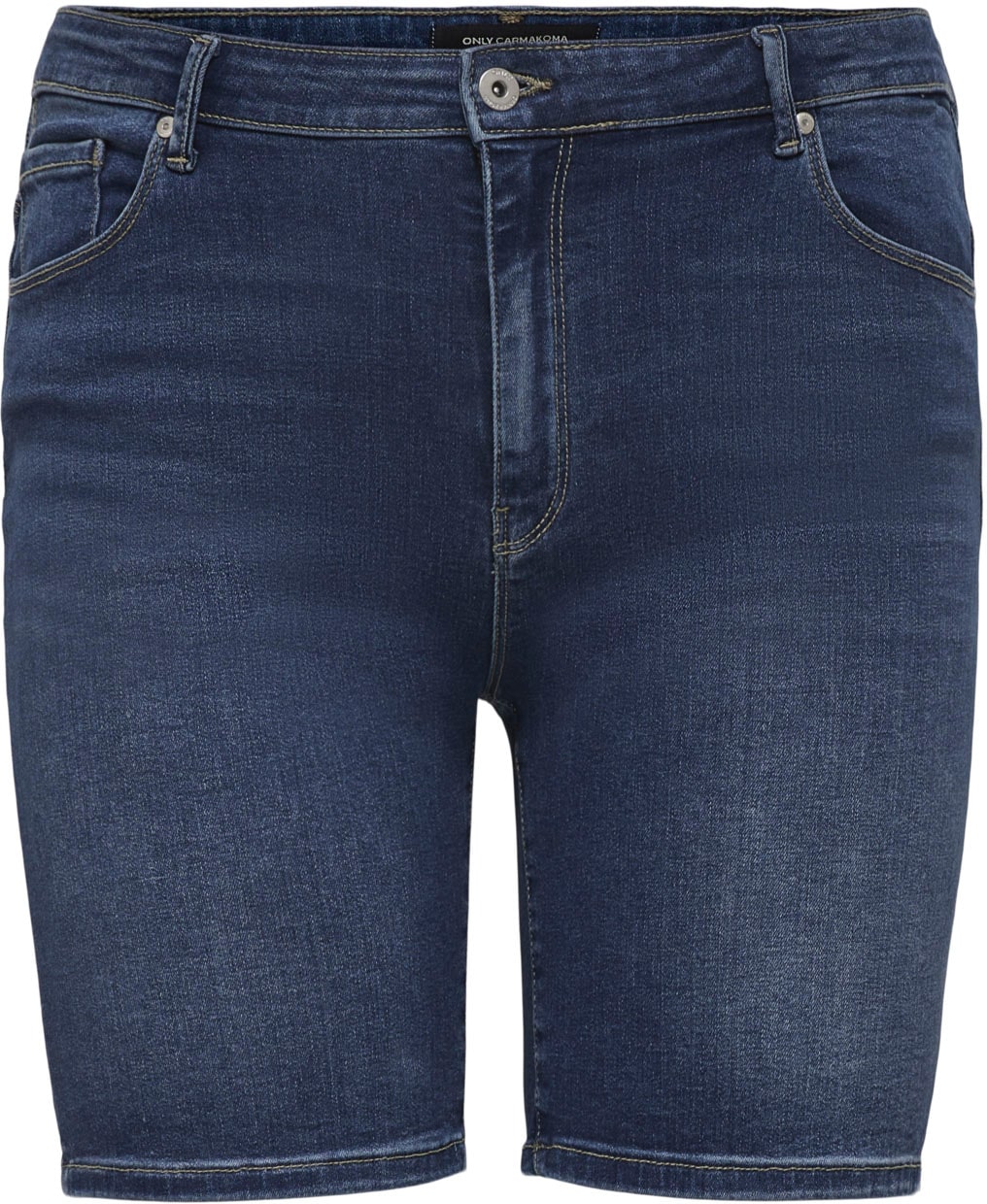 ONLY CARMAKOMA Jeansshorts , mit leichten Abriebeffekten