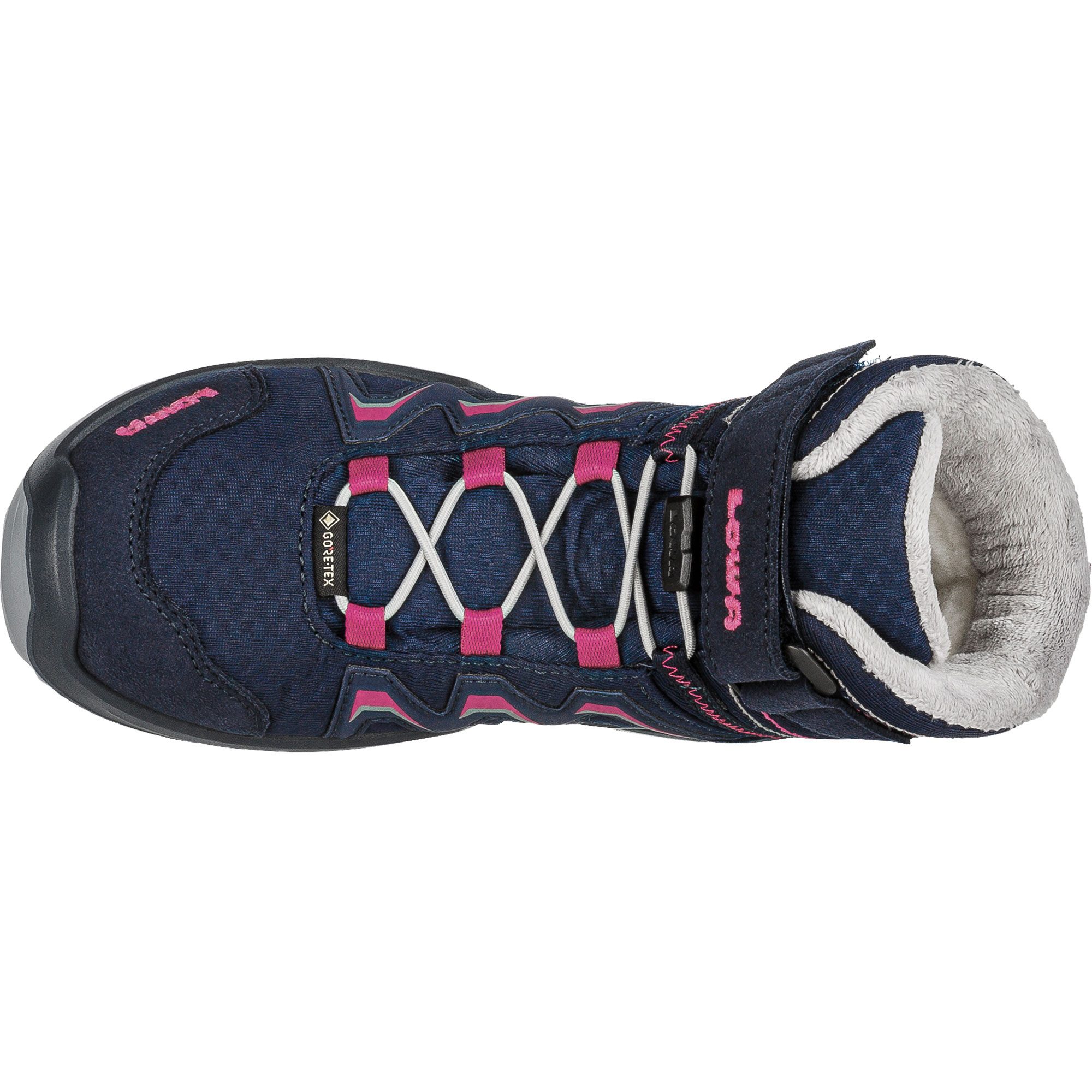 LOWA Maddox Warm GORE-TEX® Mid Winterschuhe Kinder navy