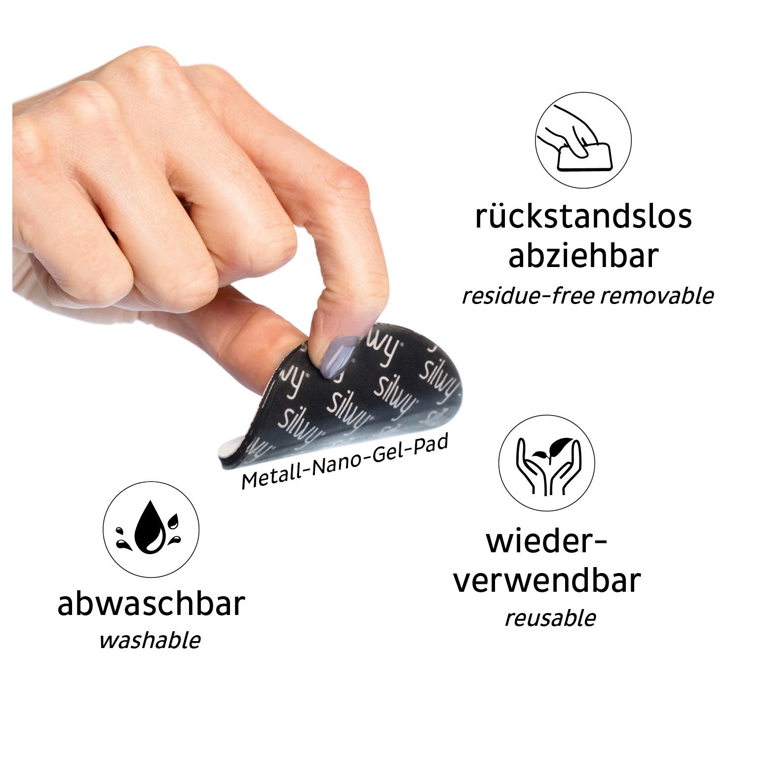 Magnet-Haken SPOT - Schwarz