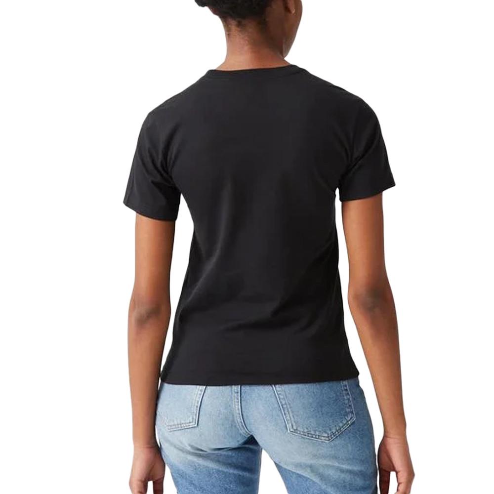 Converse T-shirt Noir Femme Converse 4800