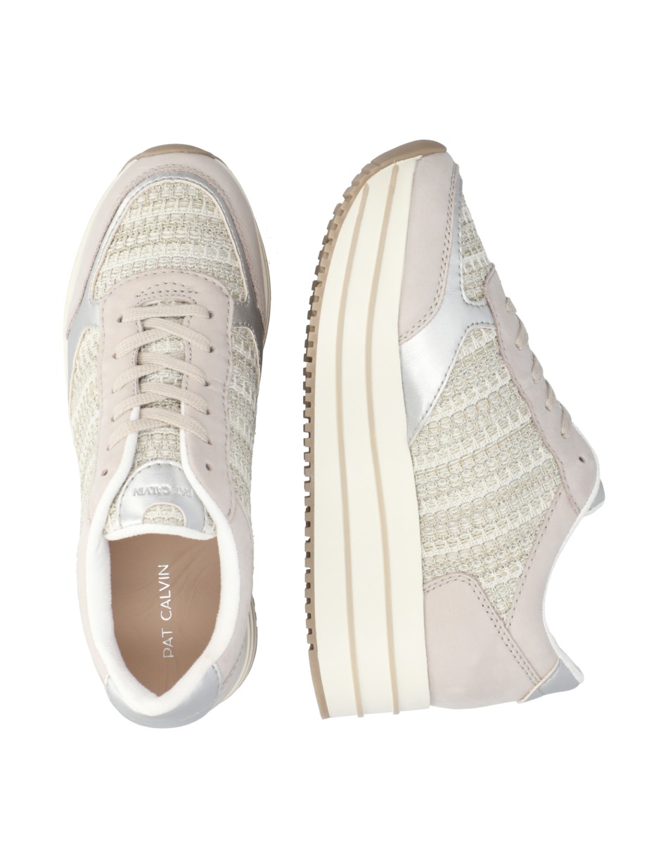 Lederkombination Sneaker