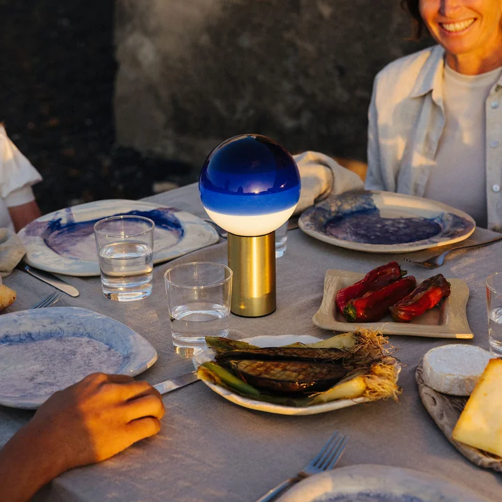 marset - Dipping Light LED Akkuleuchte, blau