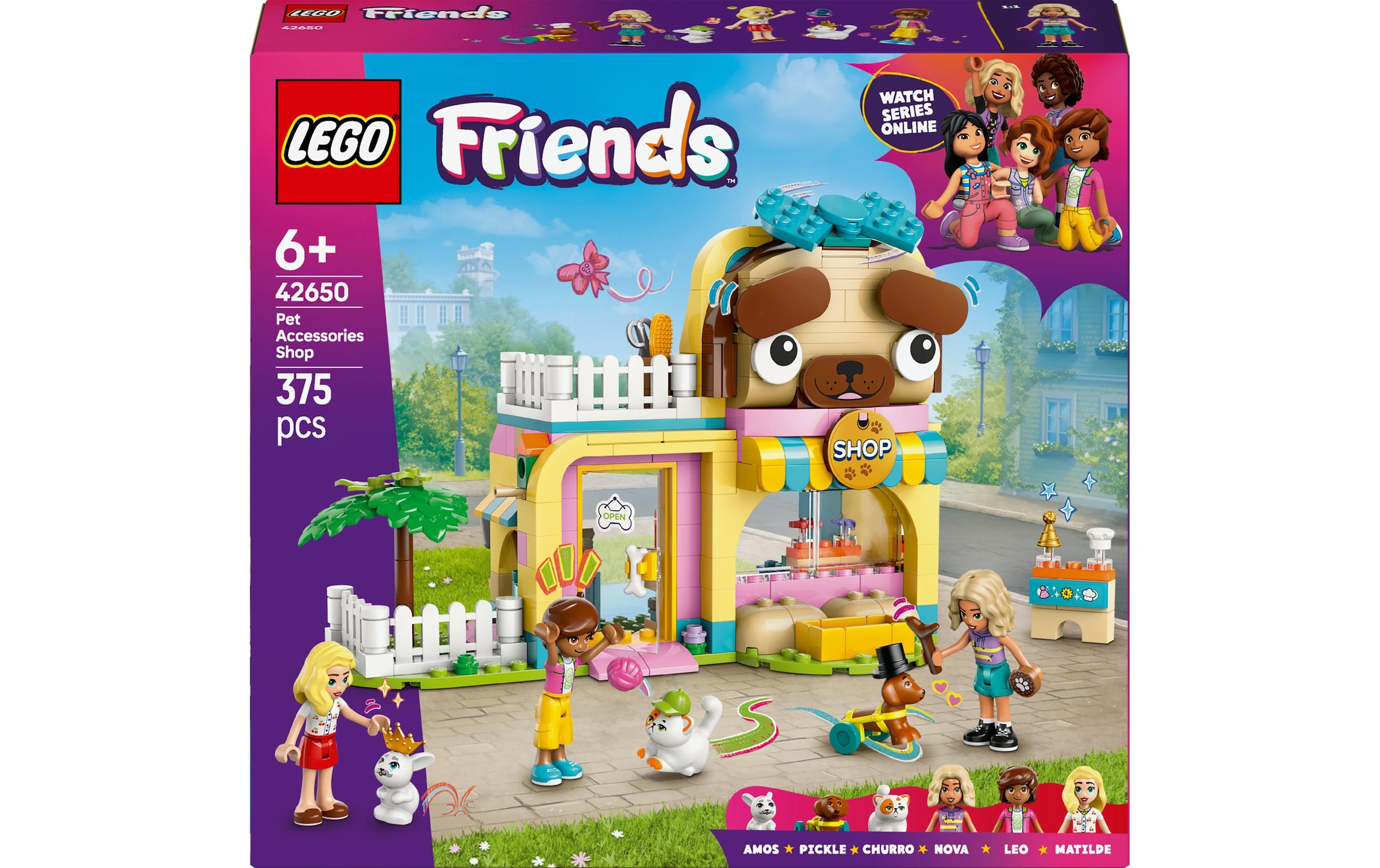 LEGO® Spielbausteine »Friends Geschäft für Haustierzubehör 42650«