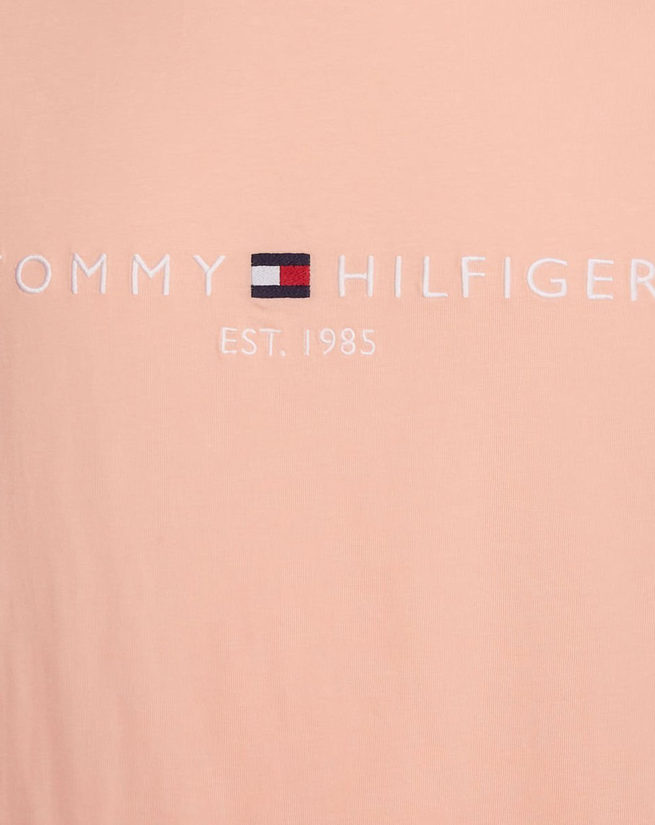 Tommy Hilfiger T-Shirt 100% Coton Bio logo rose