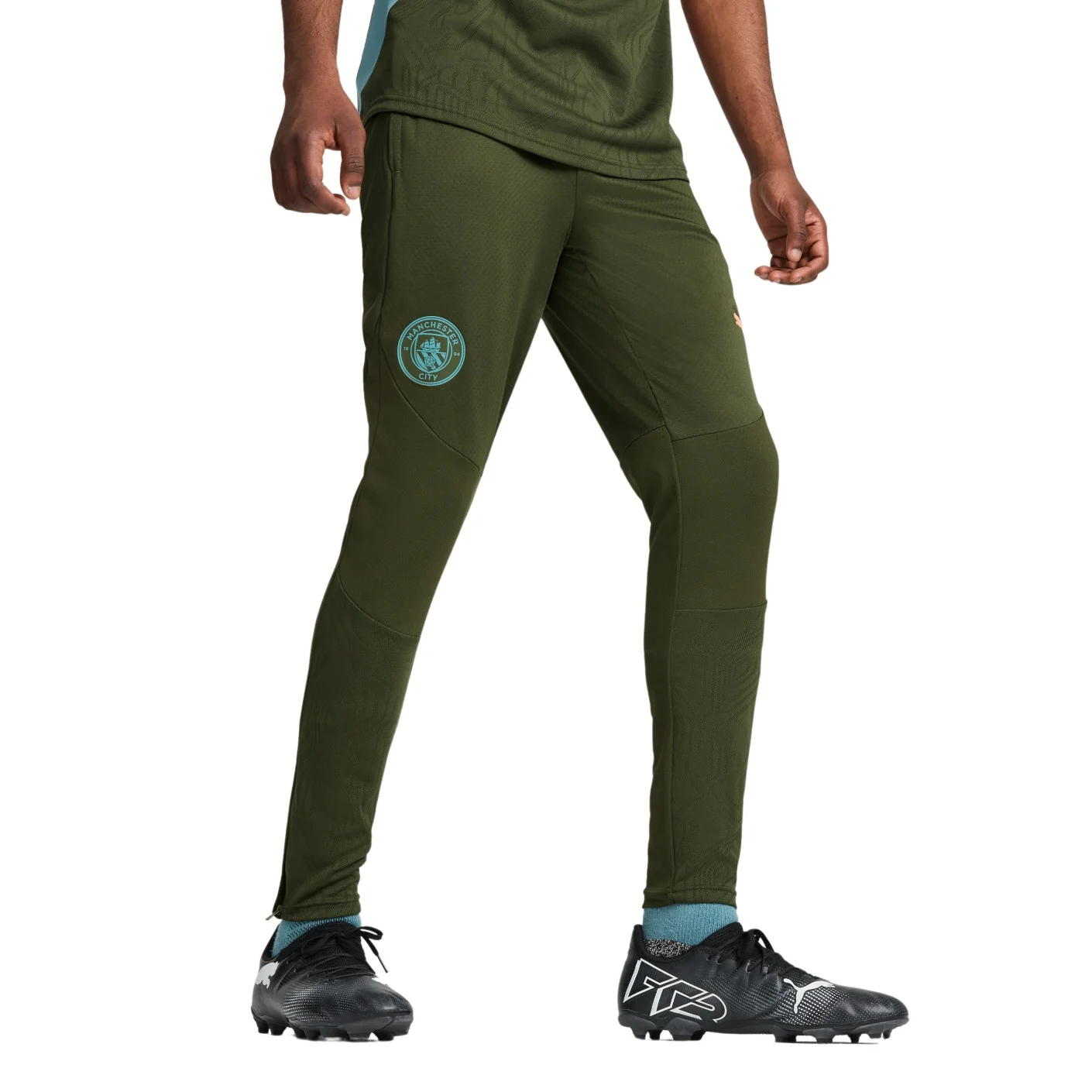 Manchester City 1/4-Zip Trainingsbroek Senior 2024/2025 Groen