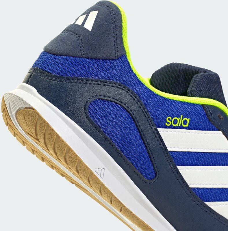 adidas - Super Sala III - Zaalvoetbalschoenen - Blauw Donkerblauw Wit Neongeel