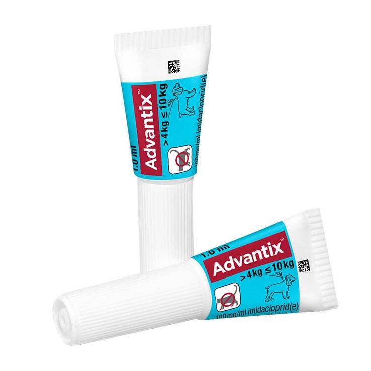 Advantix Spot-on Hund 4 - 10 kg Lösung, 4 St