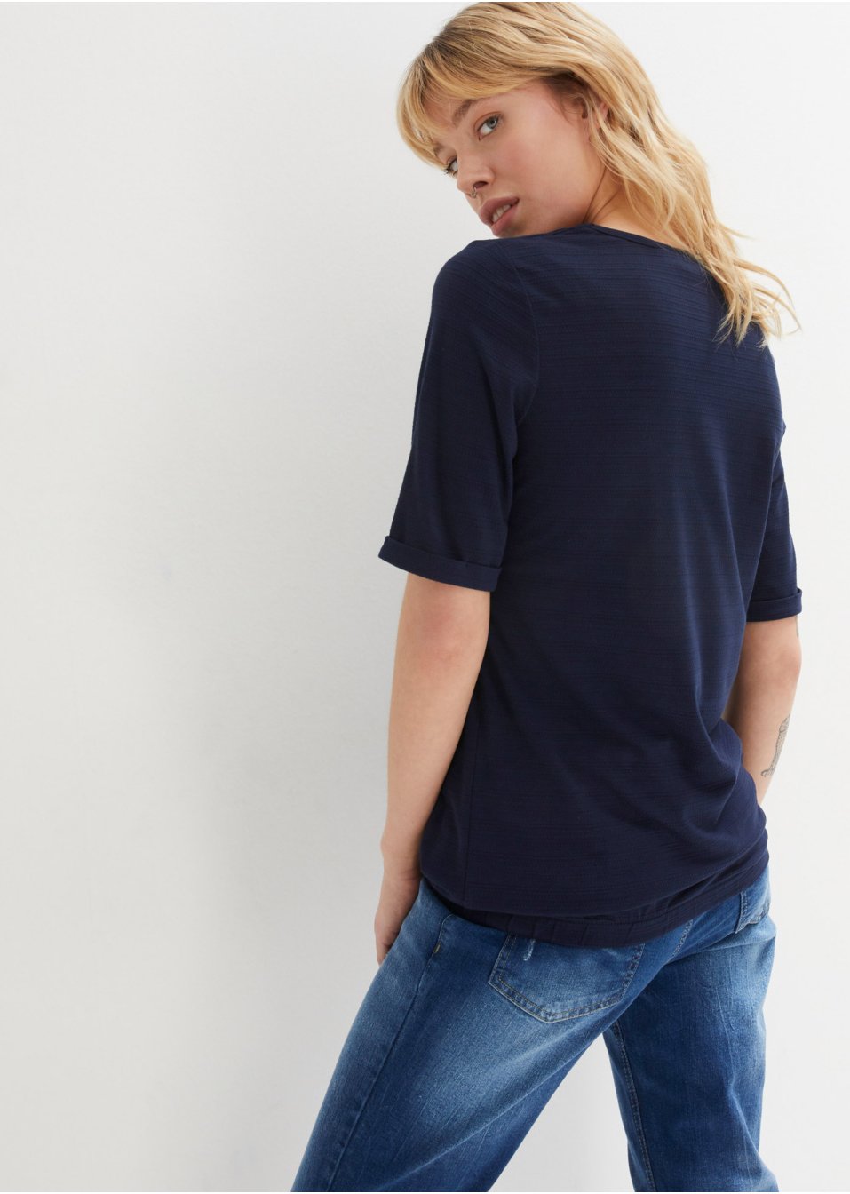 T-shirt à dentelle