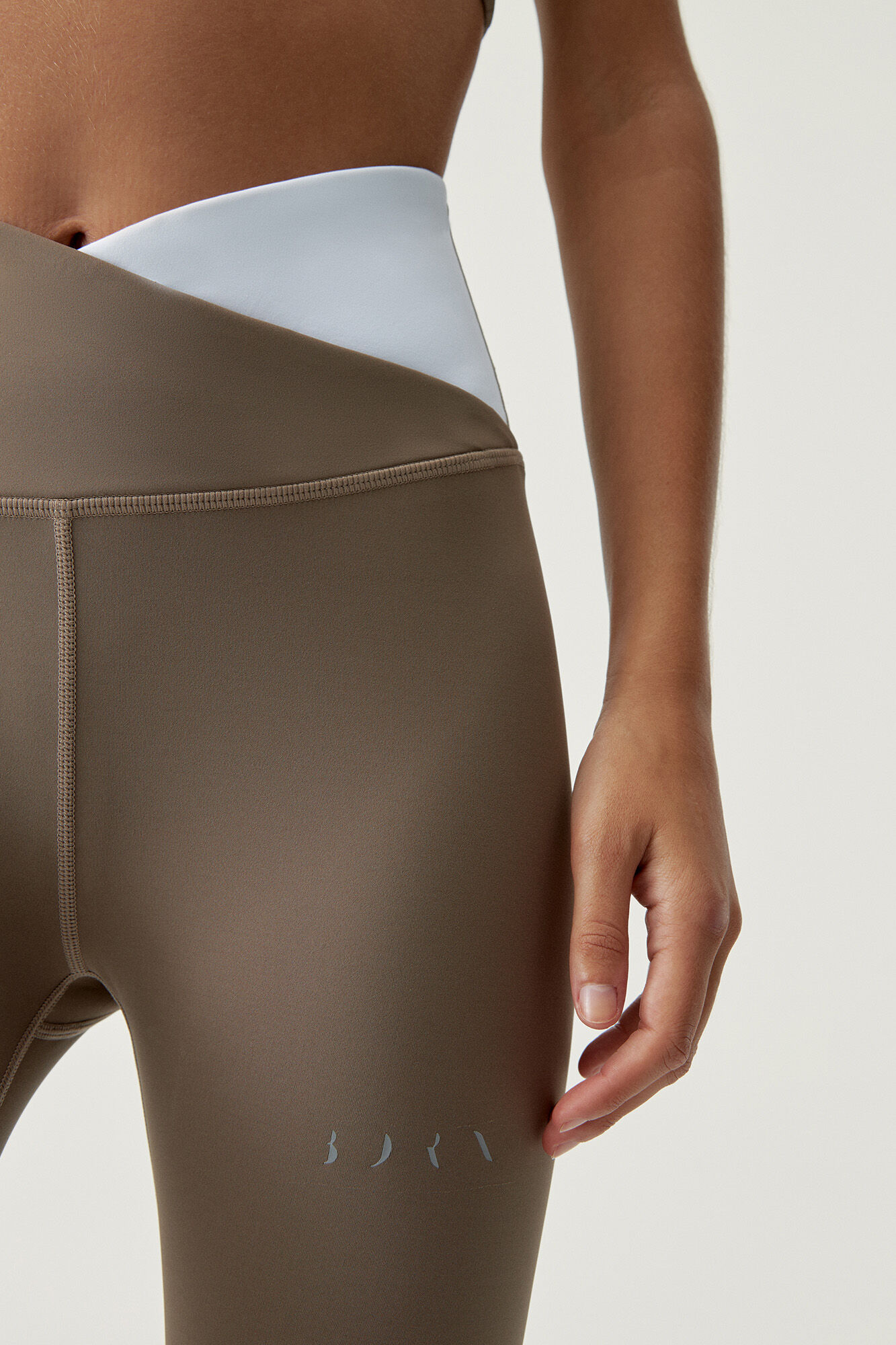 Leggings Cleo Fossil/Brancas