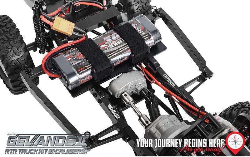 Scale Crawler Gelände II Cruiser RTR, 1:10<br>RTR Scale Crawler mit Detaillierter Karosserie und originalgetreuem Fahrwerk
