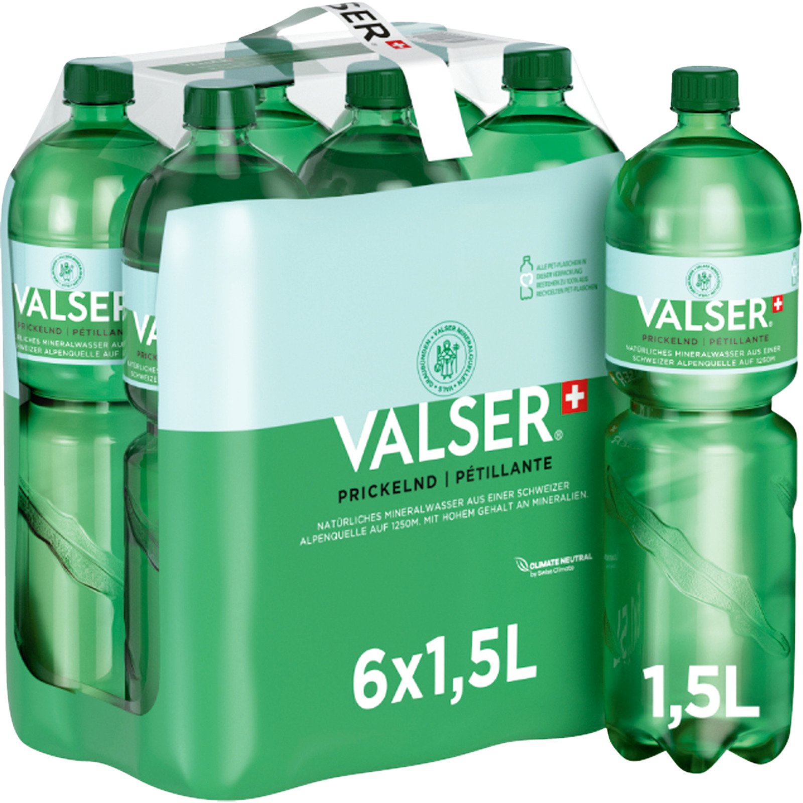 Valser Prickelnd 6 x 1.5 l