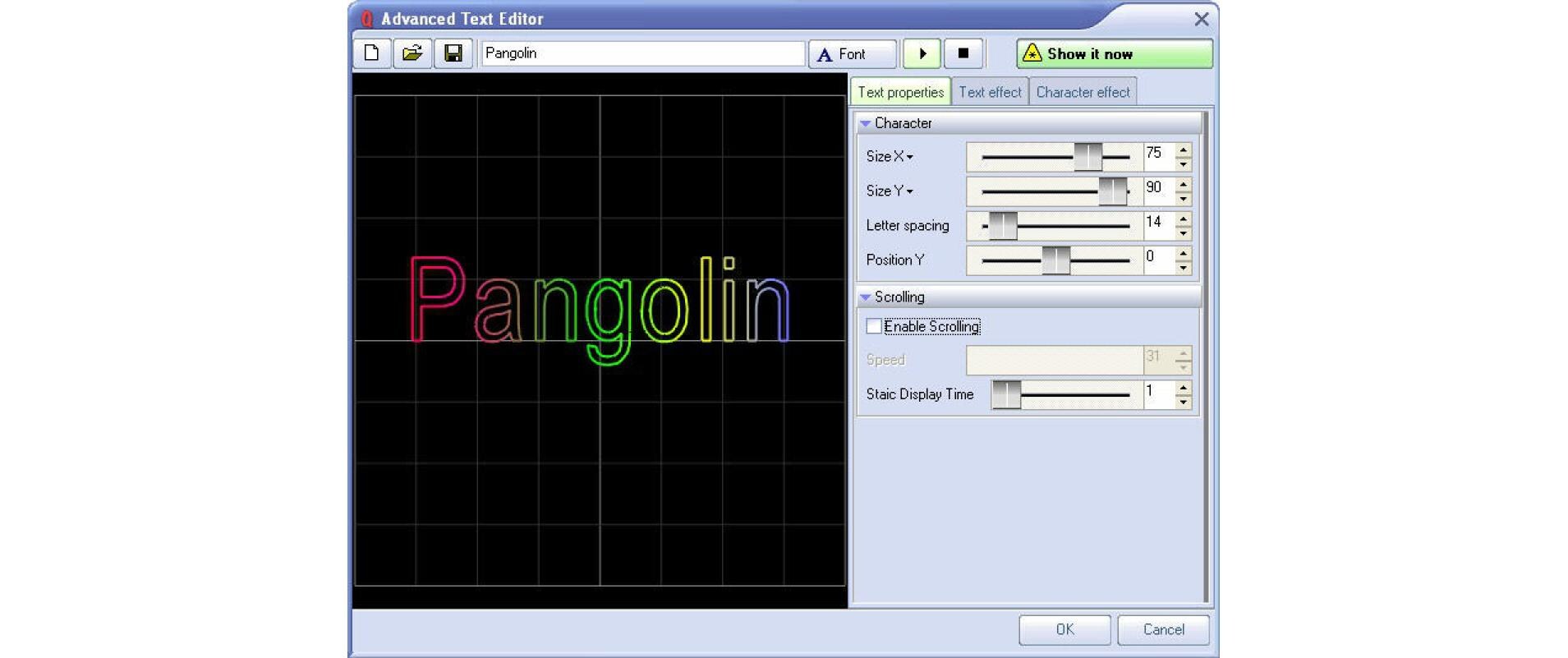 Lichtsteuerung Pangolin Quickshow Flashback 3<br>Laser-Steuerungs-Software