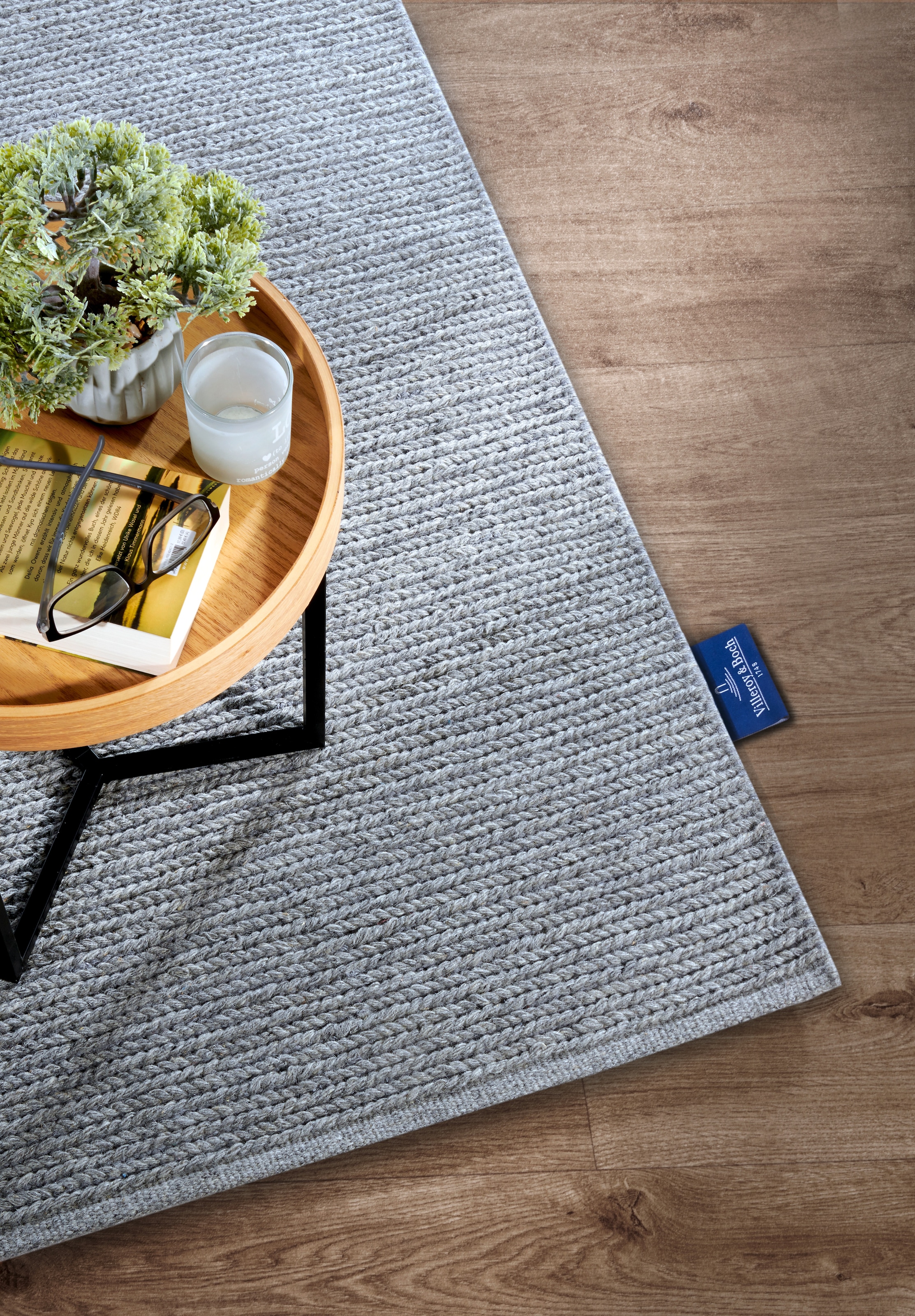 Villeroy & Boch Wollteppich »Francois« rechteckig 7 mm Höhe in rund, oval, Läufer, handgewebt, Wolle, Wohnzimmer, Schlafzimmer