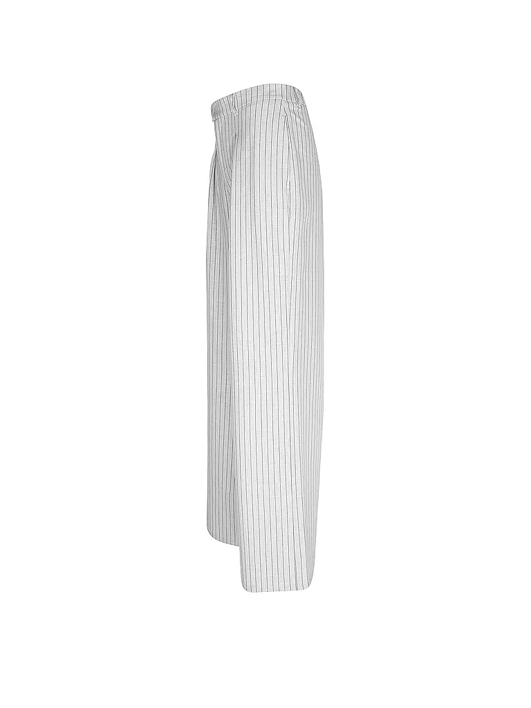 MARC O' POLO DENIM Hose Wide Leg hellgrau