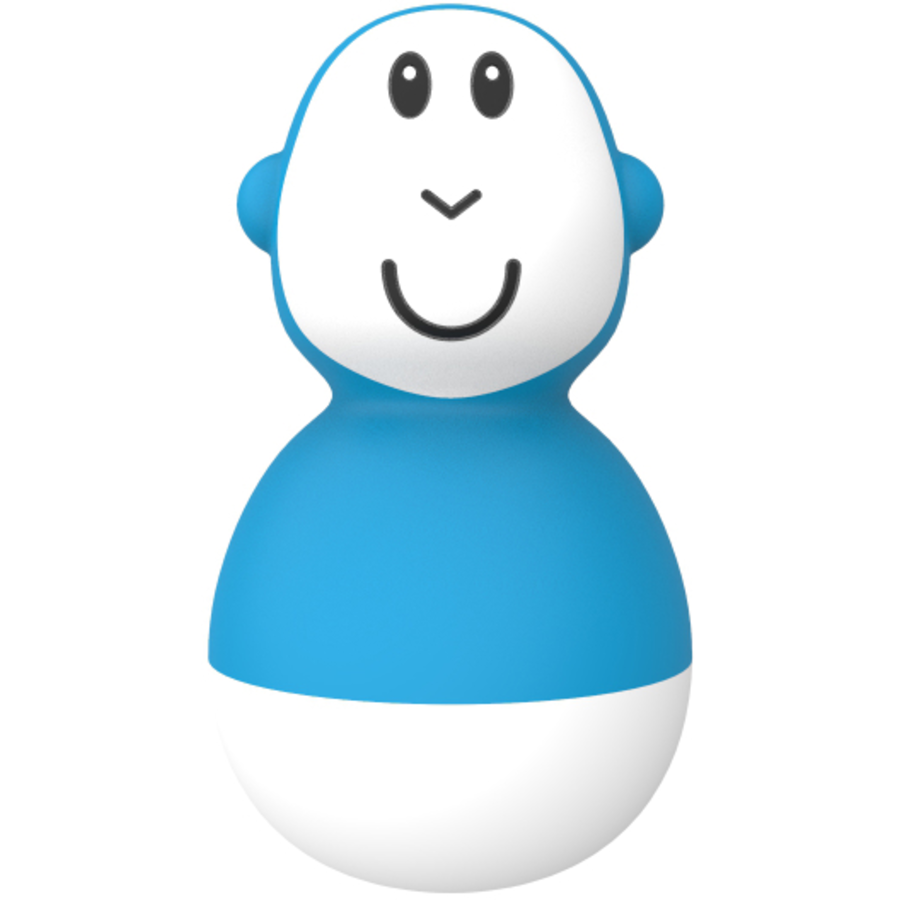 MATCHSTICK MONKEY™ Wackelfiguren, Badezeit blau + gelb