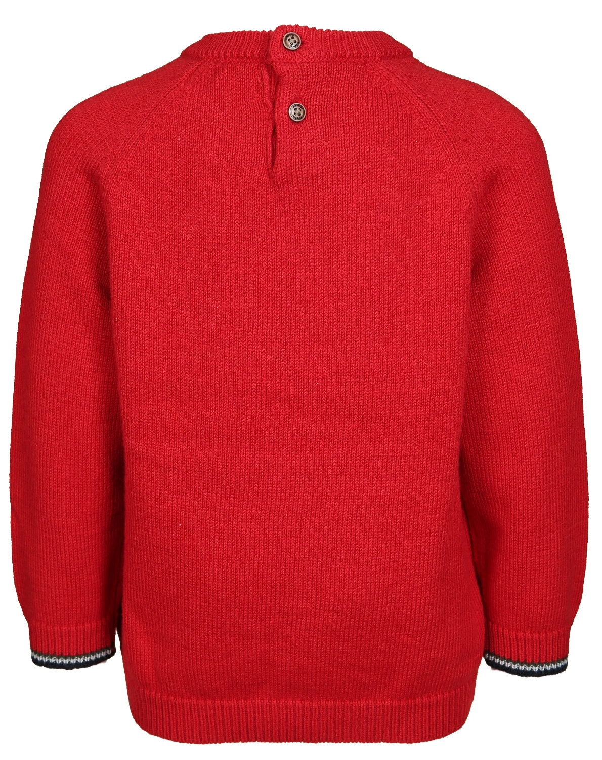 Strickpullover WINTER POODLE in rot