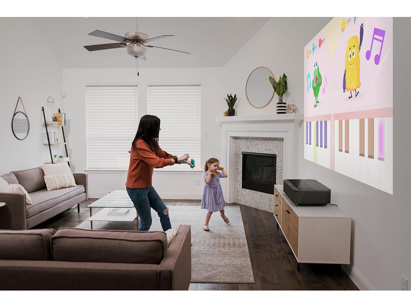 Epson Ultrakurzdistanzprojektor EH-LS800B Schwarz 4k UHD Laser Ultrakurzdistanzprojektor