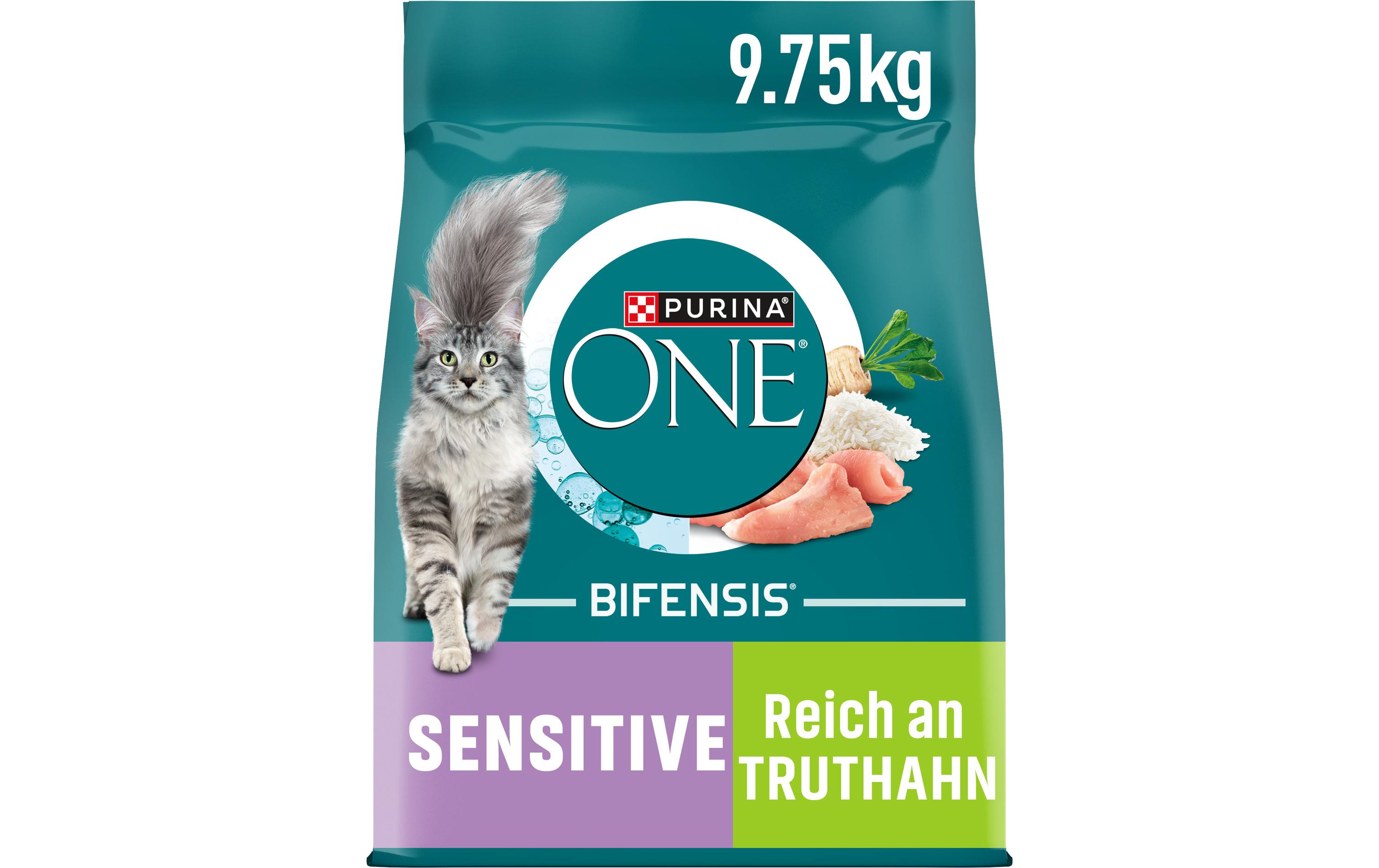 Trockenfutter Sensitive Truthahn und Reis 9.75 kgAlleinfuttermittel für ausgewachsene Katzen