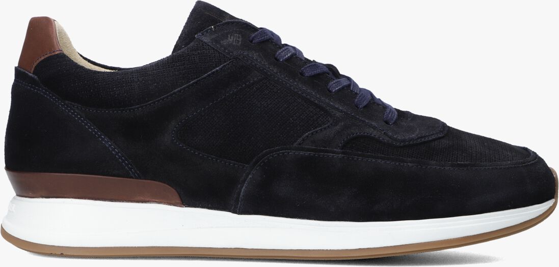 blauwe van bommel lage sneakers sbm-10020 libra