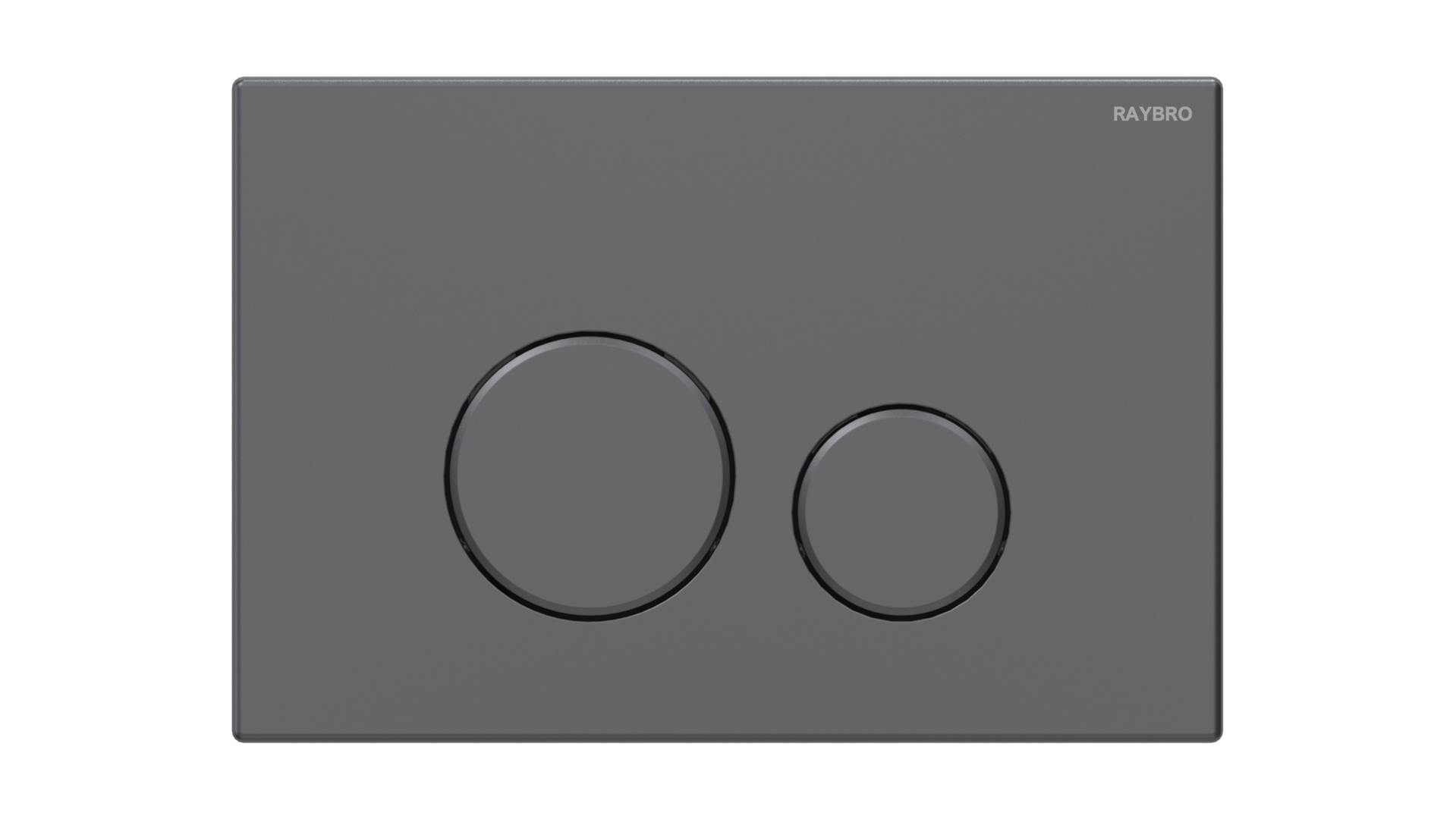 Raybro Cortado bedieningsplaat gunmetal