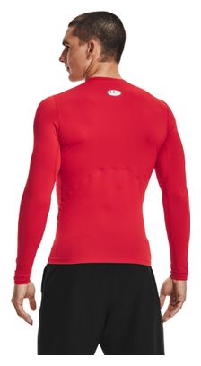 Maillot Manches Longues de compression Under Armour Heatgear Armour Rouge Homme
