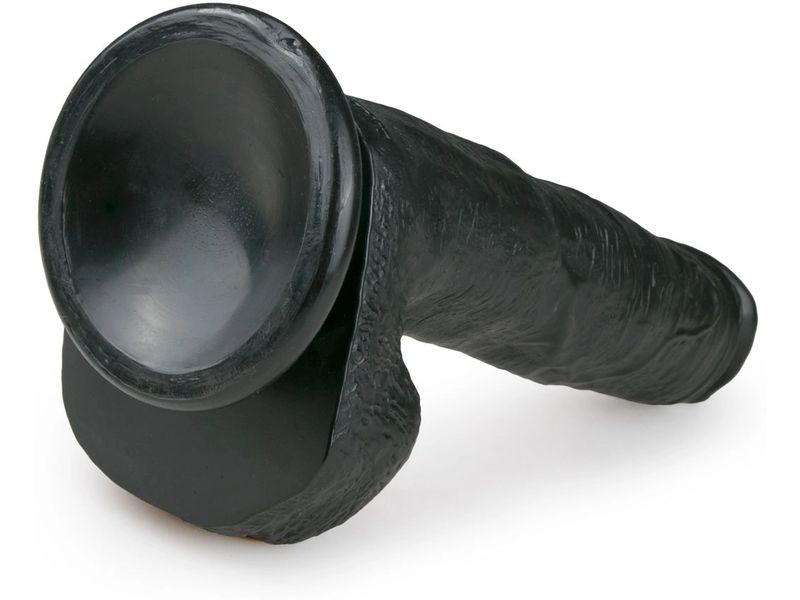 Easytoys Realistischer Dildo 22.5 cm Schwarz Hochwertiges Sextoy für erotische Momente