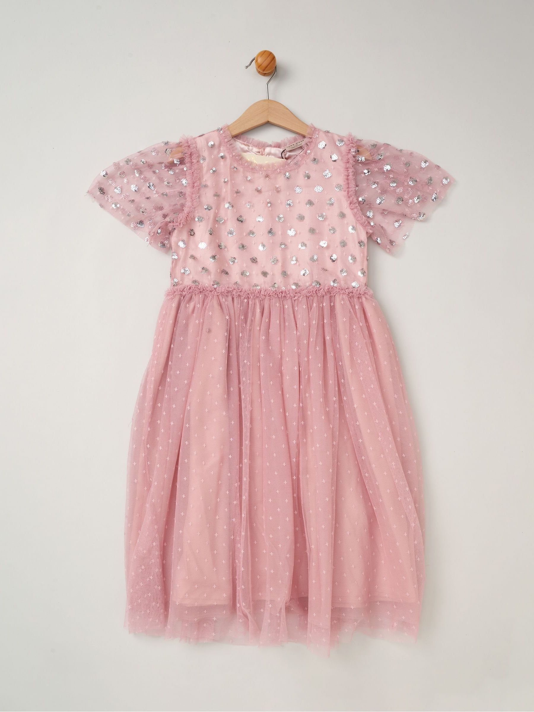 Roze - Miss Cluster Paillettenwatervaljurk