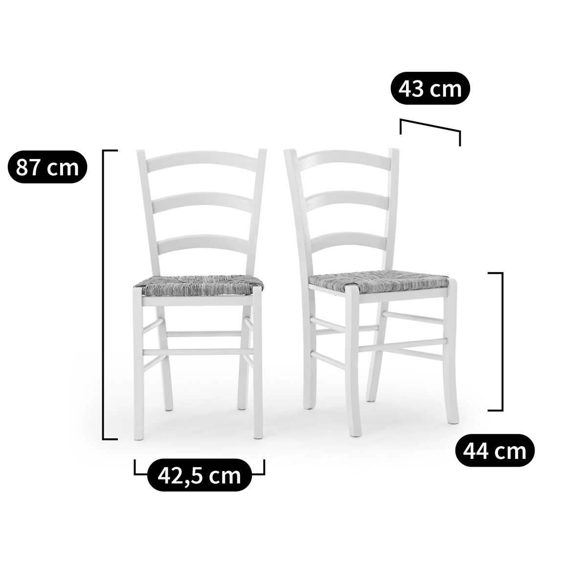 SO'HOME<br>Conjunto de 2 cadeiras, Perrine