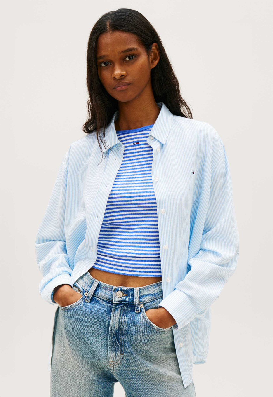 Tommy Jeans Relaxed Linnen Blouse