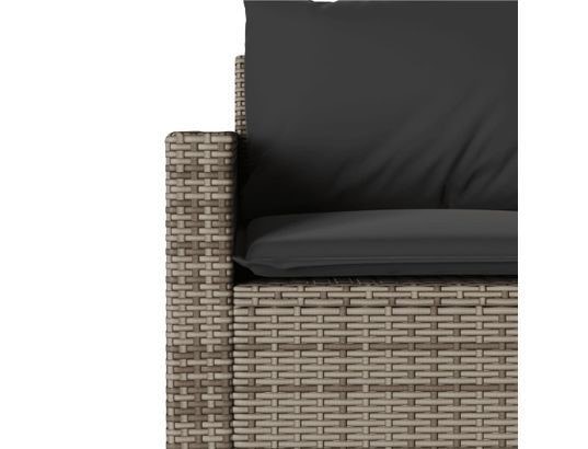 LES TENDANCES - Salon extérieur Salon de jardin-gris-5 places-177x70x68-511661