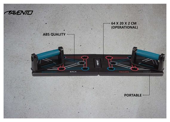 Avento Planche de pompes pliable