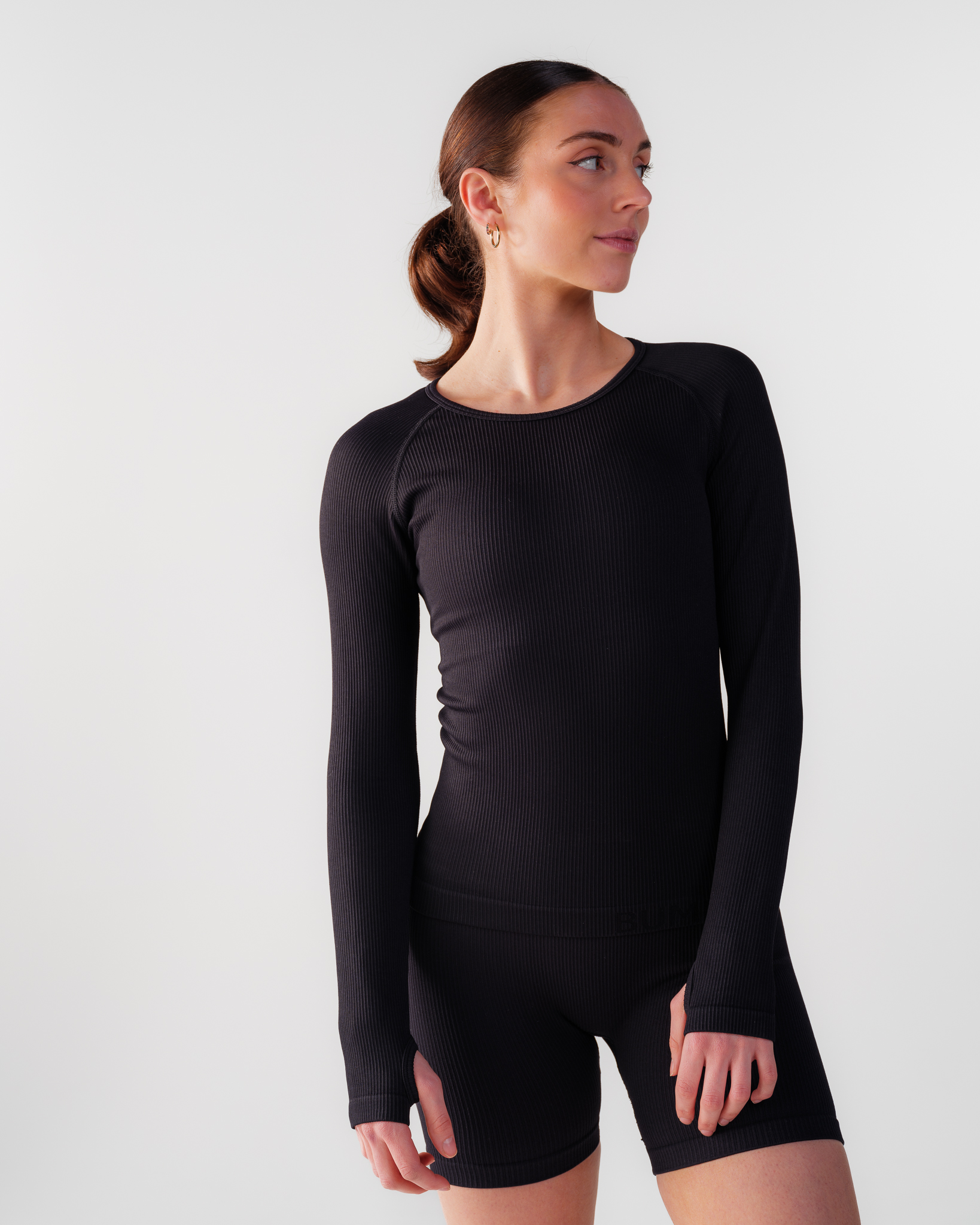 Bumpro Perfect Rib Sweatshirt Black Beauty
