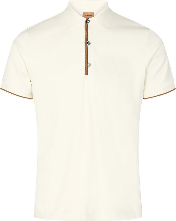 Mos Mosh Gallery Harvey Polo SS Tee Offwhite