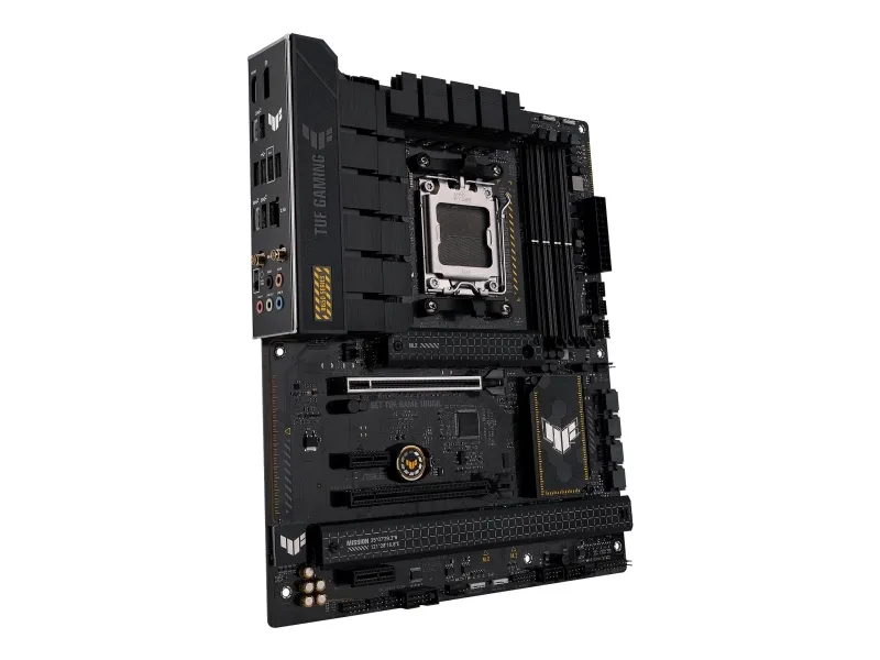 ASUS TUF Gaming B650-Plus WiFi - Bundkort - ATX - Socket AM5 - AMD B650 Chipset - USB-C 3.2 Gen 2x2, USB 3.1 Gen 2, USB 3.2 Gen 2, USB-C 3.2 Gen2, USB-C 3.2 Gen 1 - 2.5 Gigabit LAN, Wi-Fi 6, Bluetooth - onboard grafik (CPU påkrævet) - HD Audio (8-kan