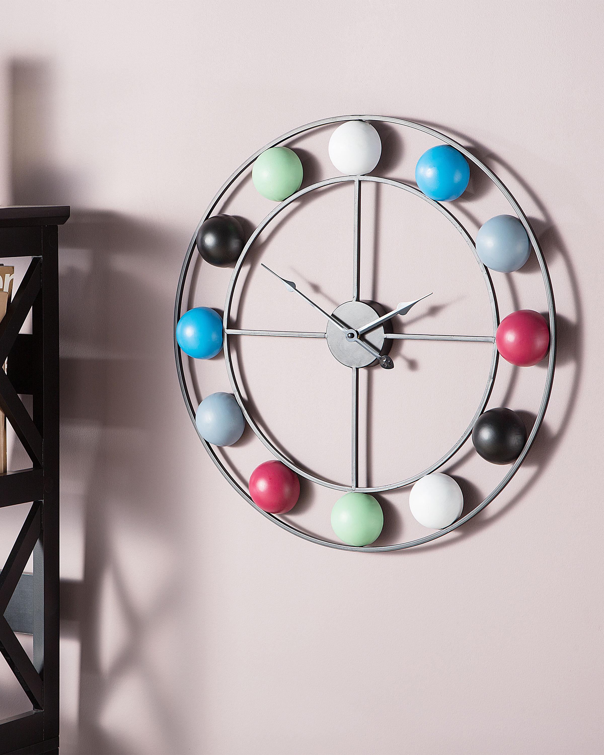 Wandklok REIDEN 56 cm Metaal Meerkleurig