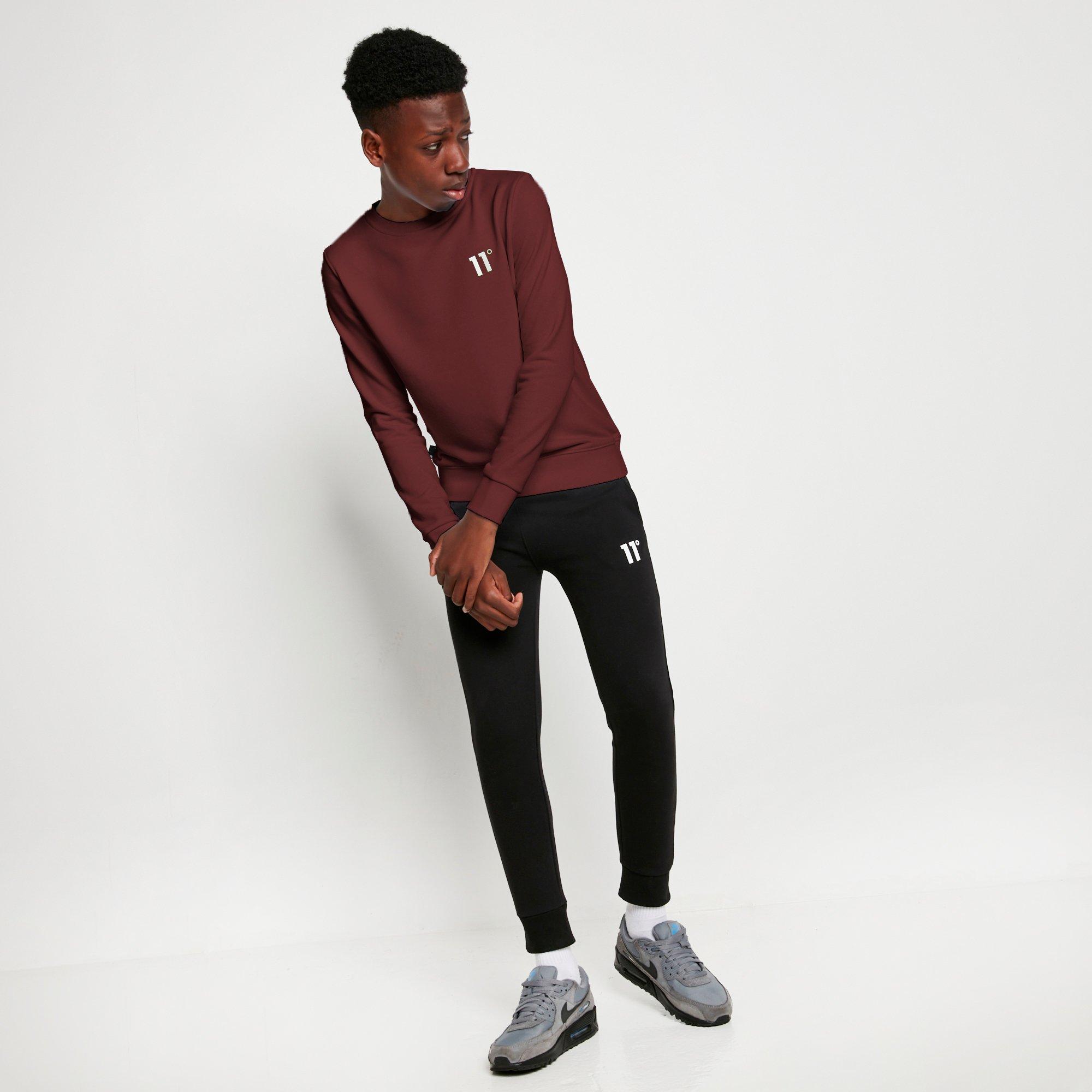 11 Degrees 11D Junior Core Sweatshirt Mulled Red