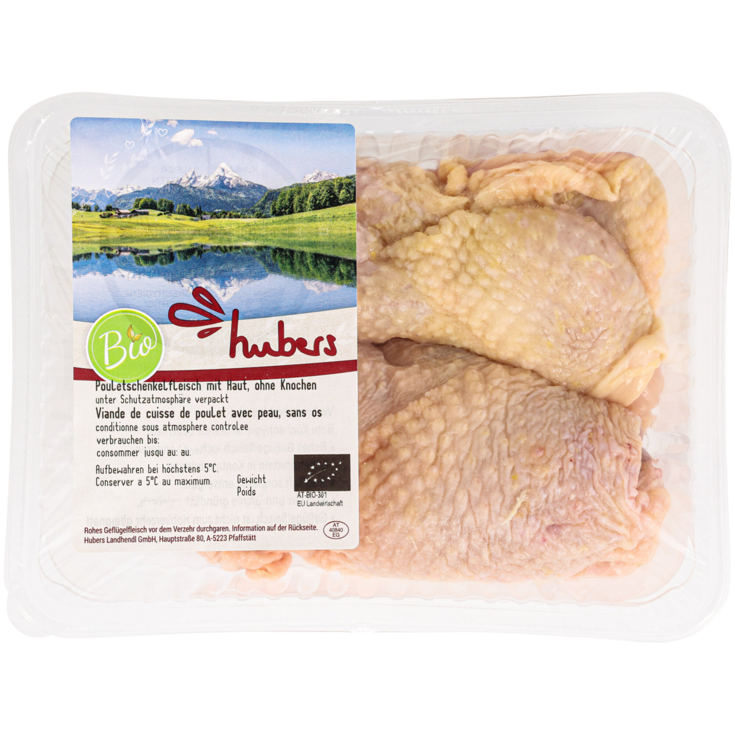 Hubers Bio Pouletschenkelsteak ca. 340g