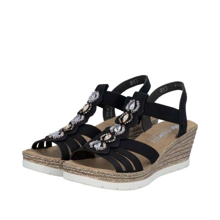 Rieker Sandal Dame 619B2-00