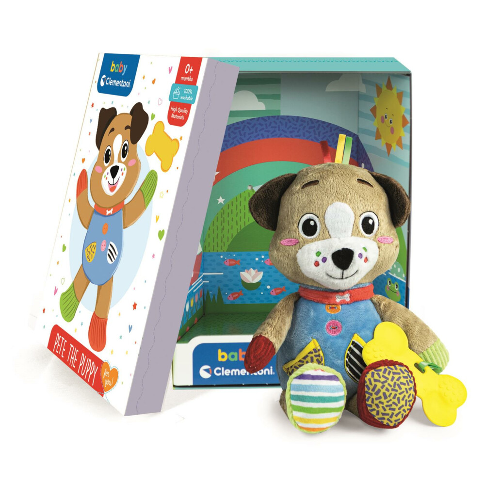 Clementoni Pluche Knuffel Peter The Puppy