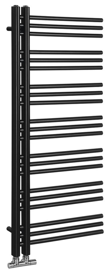 Sapho Dorlion handdoekradiator zwart mat 50x120cm 492W