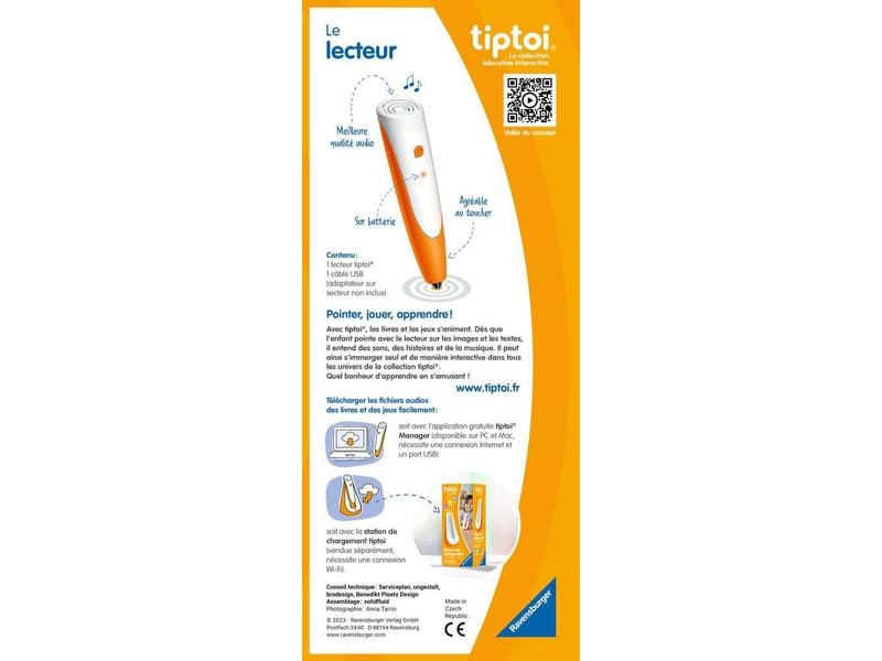 tiptoi Lecteur interactif -FR- Das audiodigitale Lern- und Kreativsystem