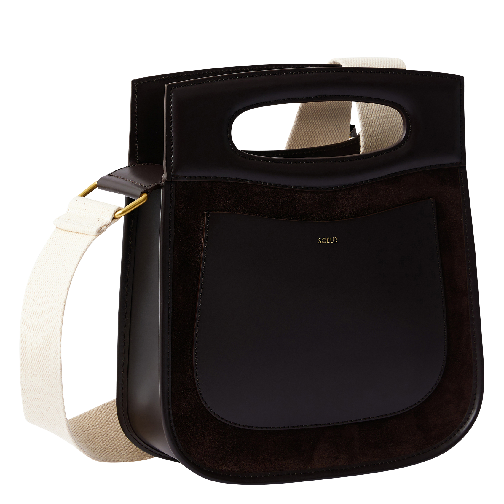 CHERI - Sac à main en cuir | Marron