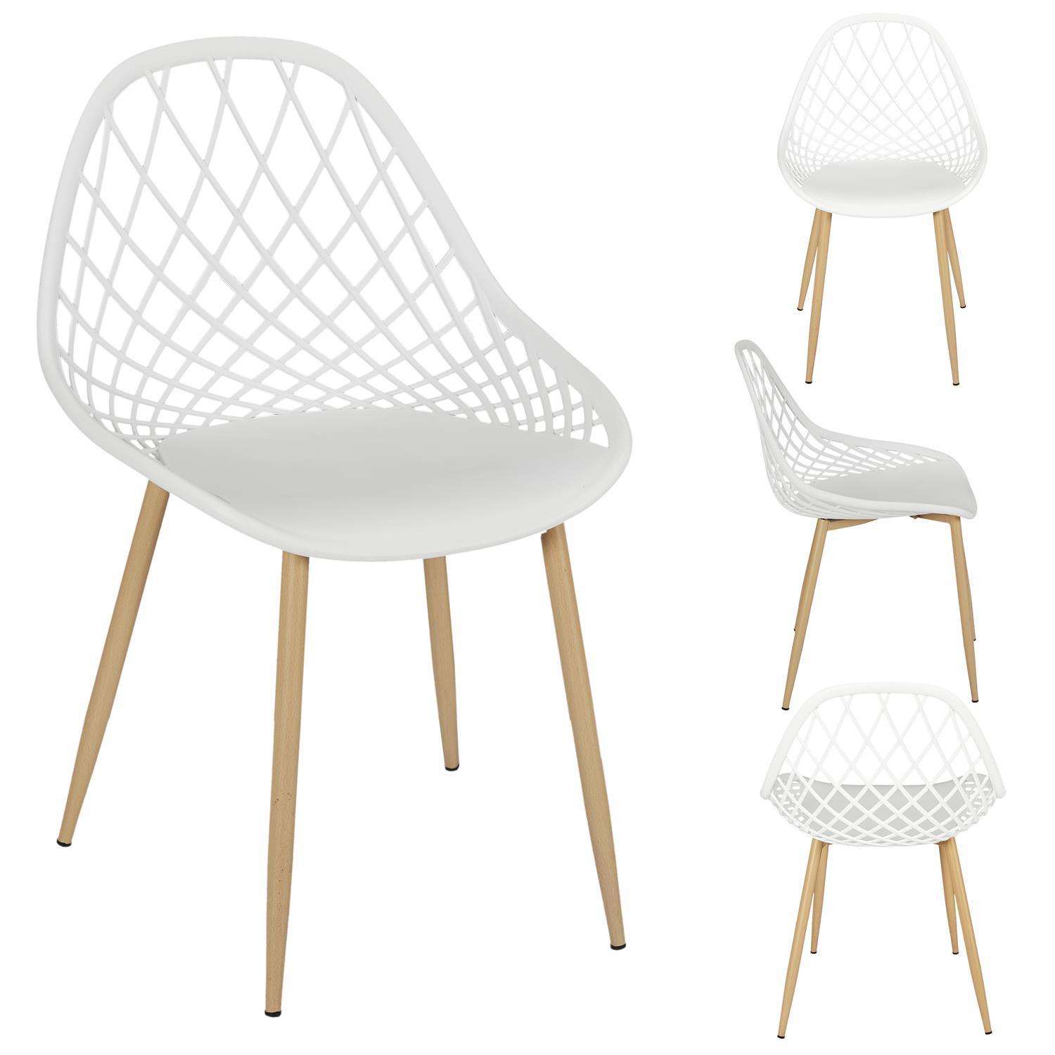 CHAISE EXTERIEUR MALAGA BLANC