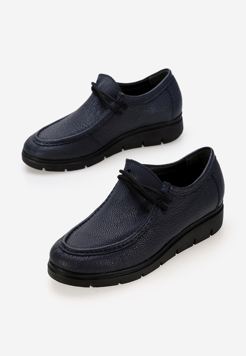 Chaussures casual femme en cuir bleus Osuna