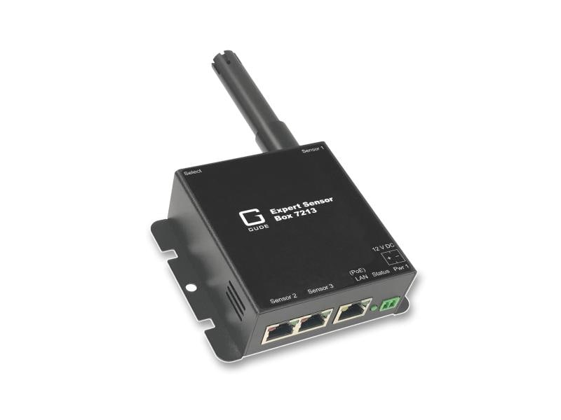 GUDE Sensor 7213-12 Expert Sensor Box Temp-H Netzwerk Temperatur- und Luftfeuchte-Sensor
