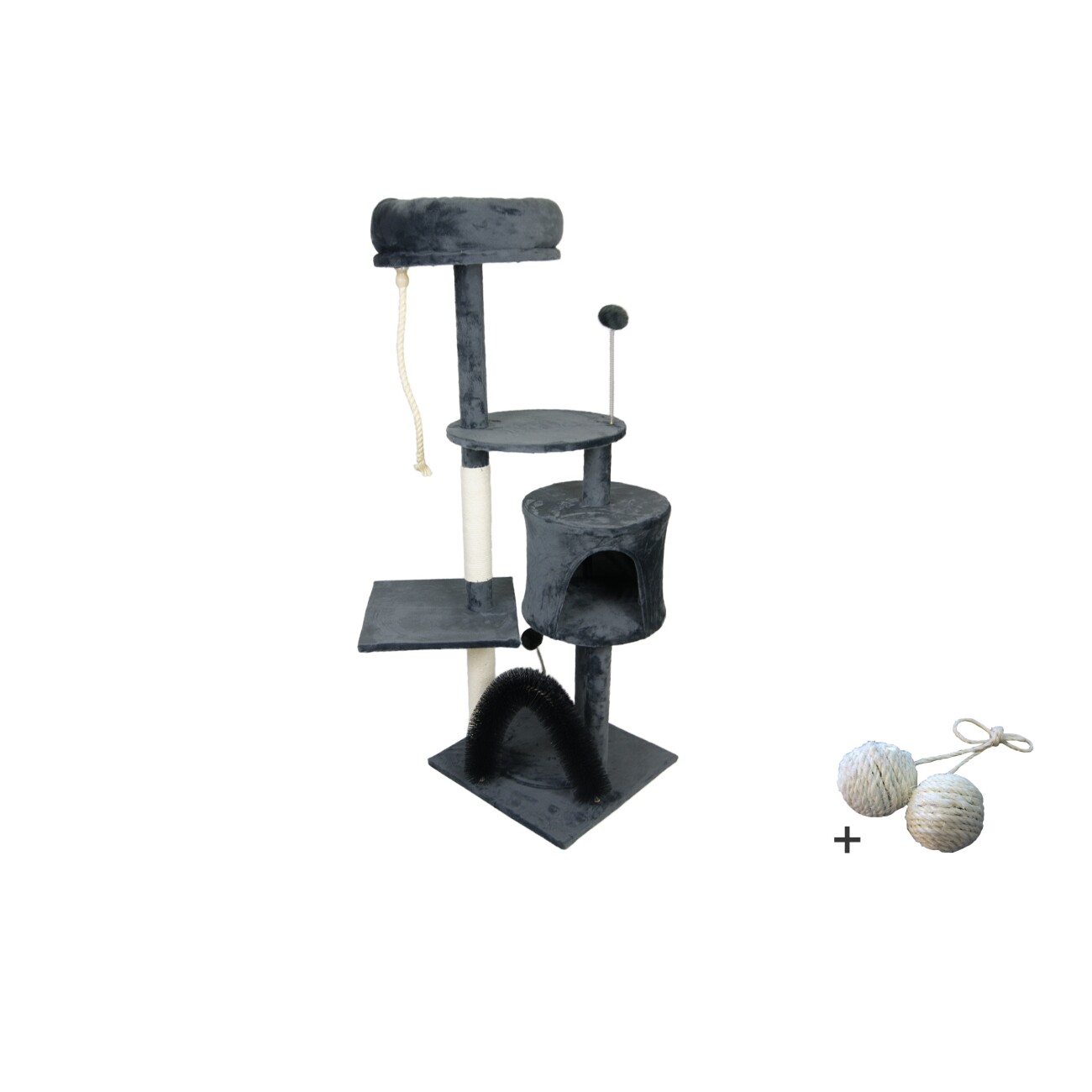 Rohrschneider ® Katzenbaum Lasai , mit Gratis-Spielball,
