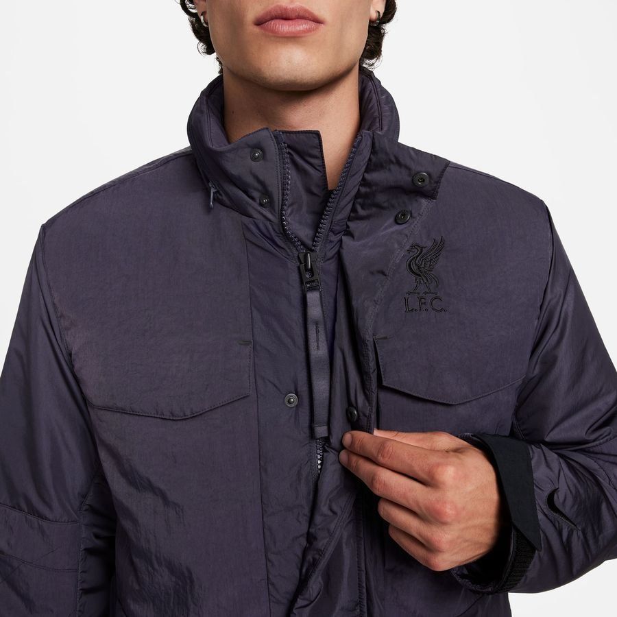 Liverpool Veste NSW synthetic-fill M65 - Violet/Noir